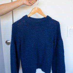 Women Cardigan Sweater Club Monaco Navy Blue